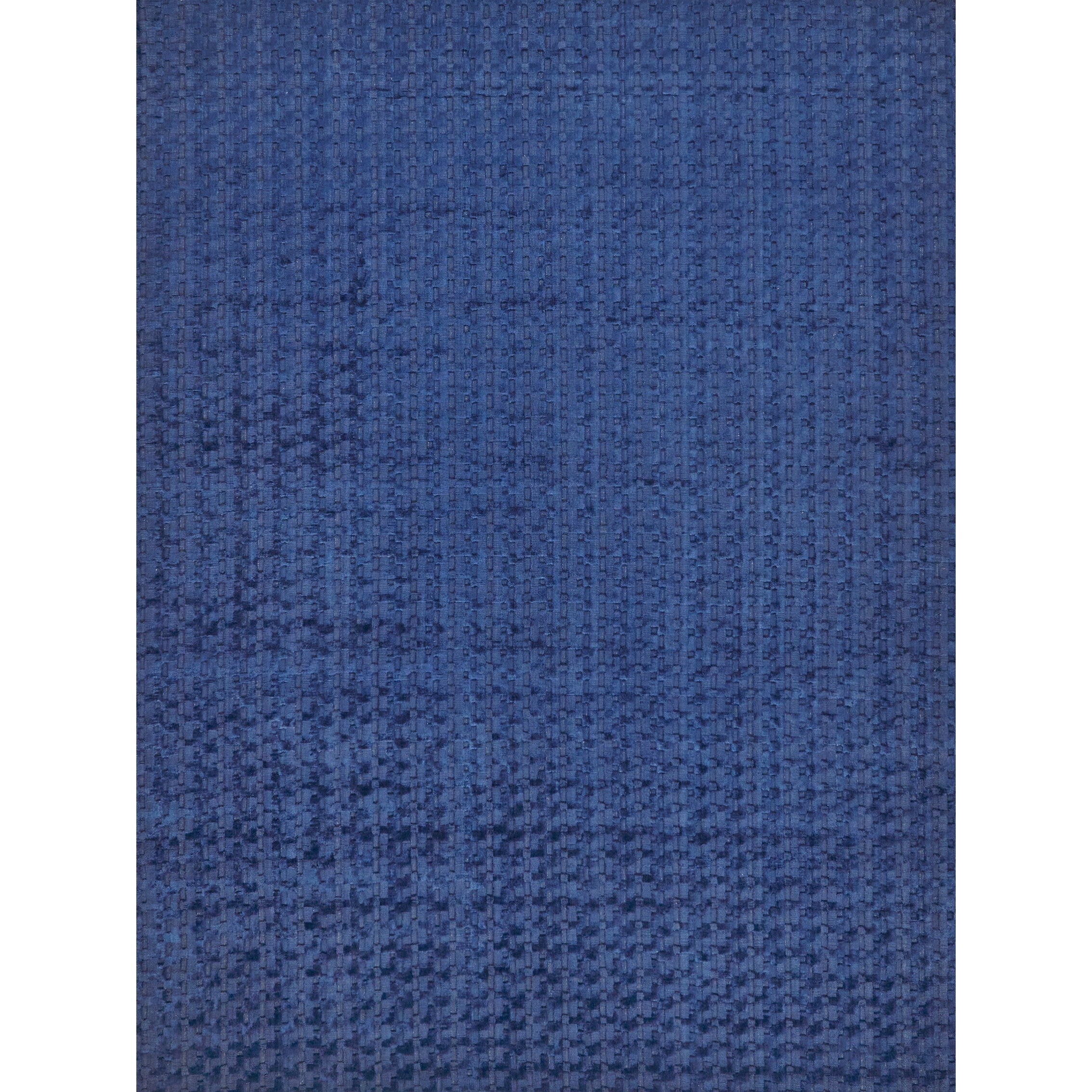 The Blues Handloomed Bamboo Silk Navy Area Rug
