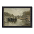 The Bridge 1895 Henri Matisse Custom Framed Canvas