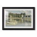 The Bridge At Argenteuil 1874 Claude Monet Custom Framed Print