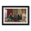 The Brown Family 1869 Eastman Johnson Custom Framed Print