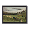 The Chair Factory At Alfortville 1897 Henri Rousseau Custom Framed Canvas