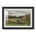 The Chair Factory At Alfortville 1897 Henri Rousseau Custom Framed Print