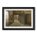The Conversation 1884 Henri De Braekeleer Custom Framed Print