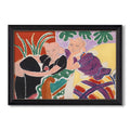 The Conversation 1938 Henri Matisse Custom Framed Canvas