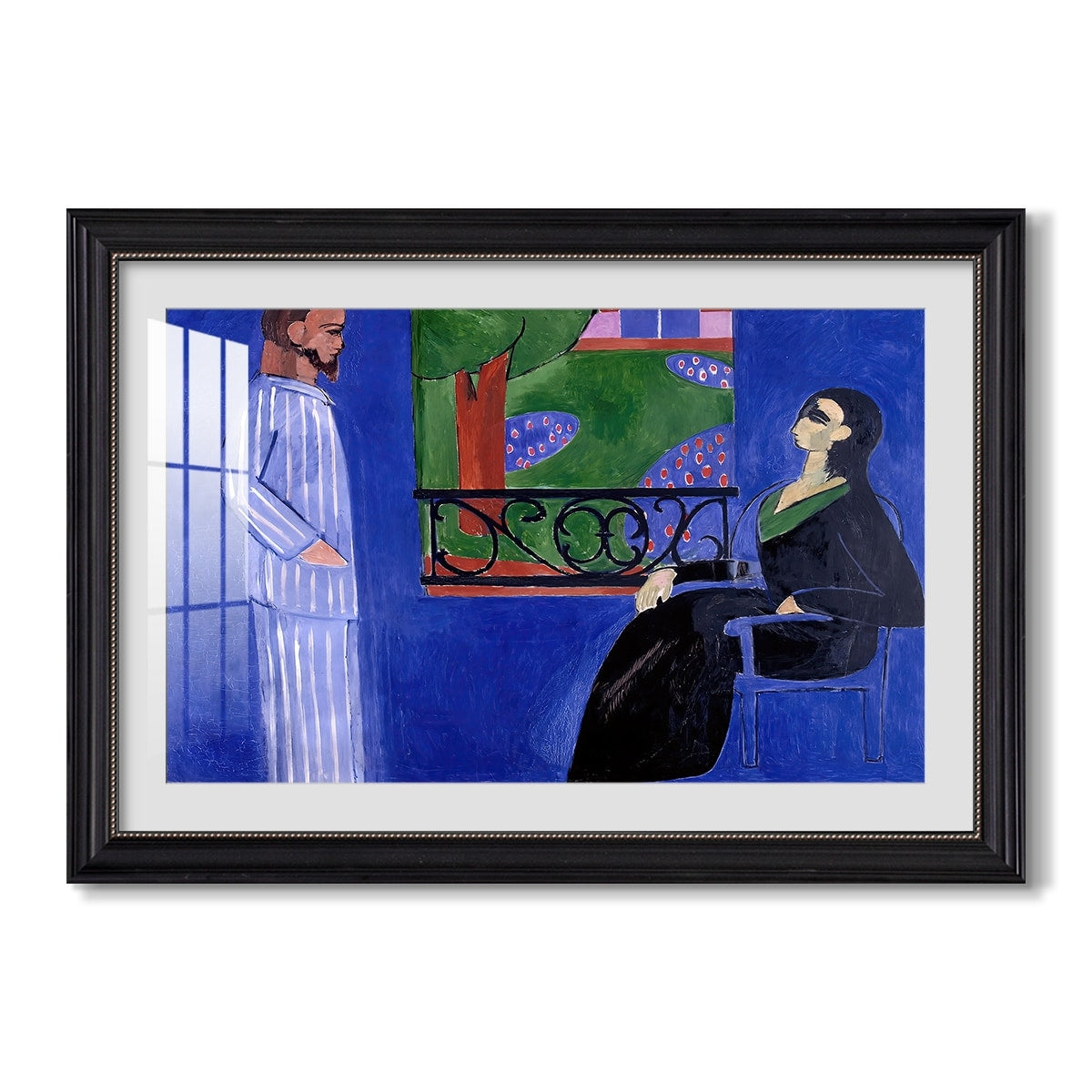 The Conversation C 1908 1912 Henri Matisse Custom Framed Print