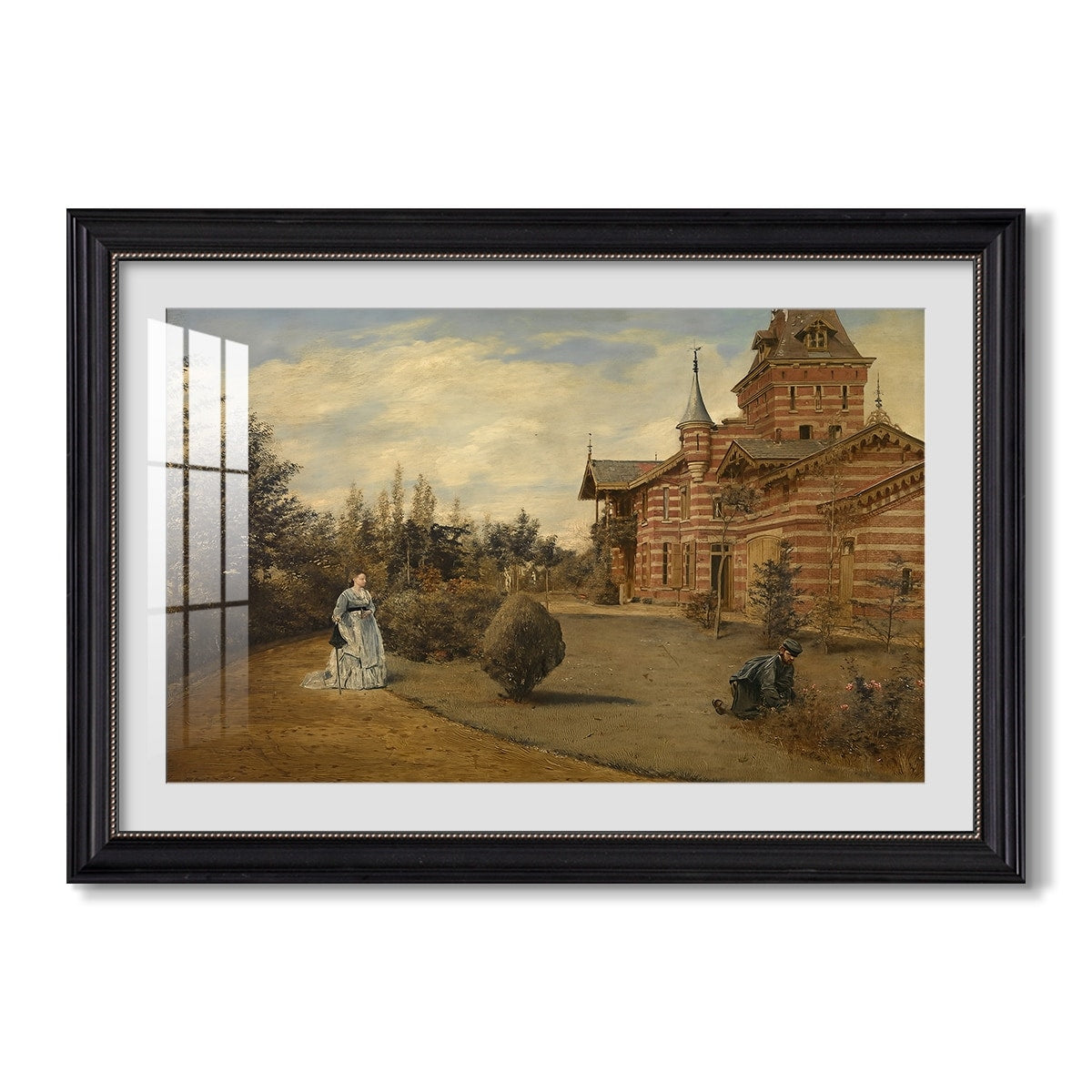 The Country House Of Gustave 1871 Henri De Braekeleer Custom Framed Print