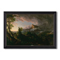 The Course Of Empire The Savage 1834 Thomas Cole Custom Framed Canvas