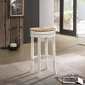 Amaro 30 Inch Swivel Rush Seat Bar Stool N A