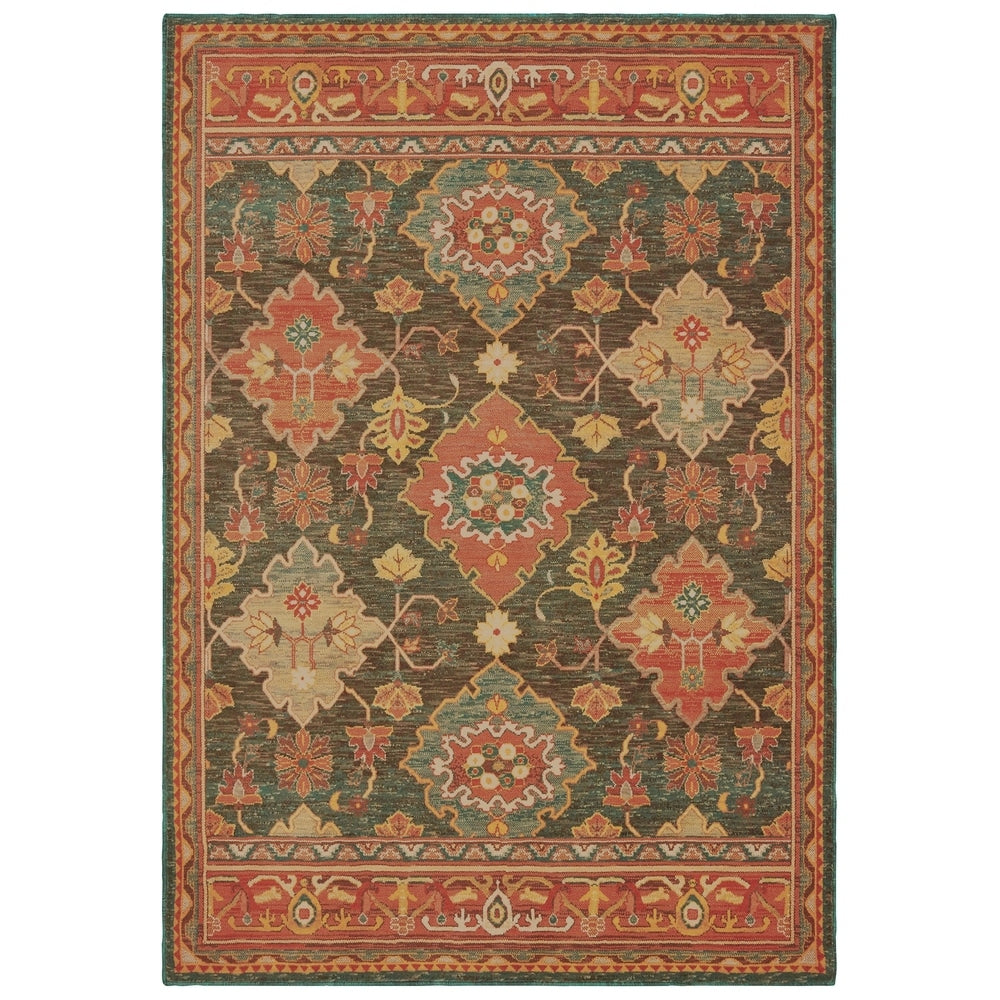 Terrazza Bordered Tribal Area Rug