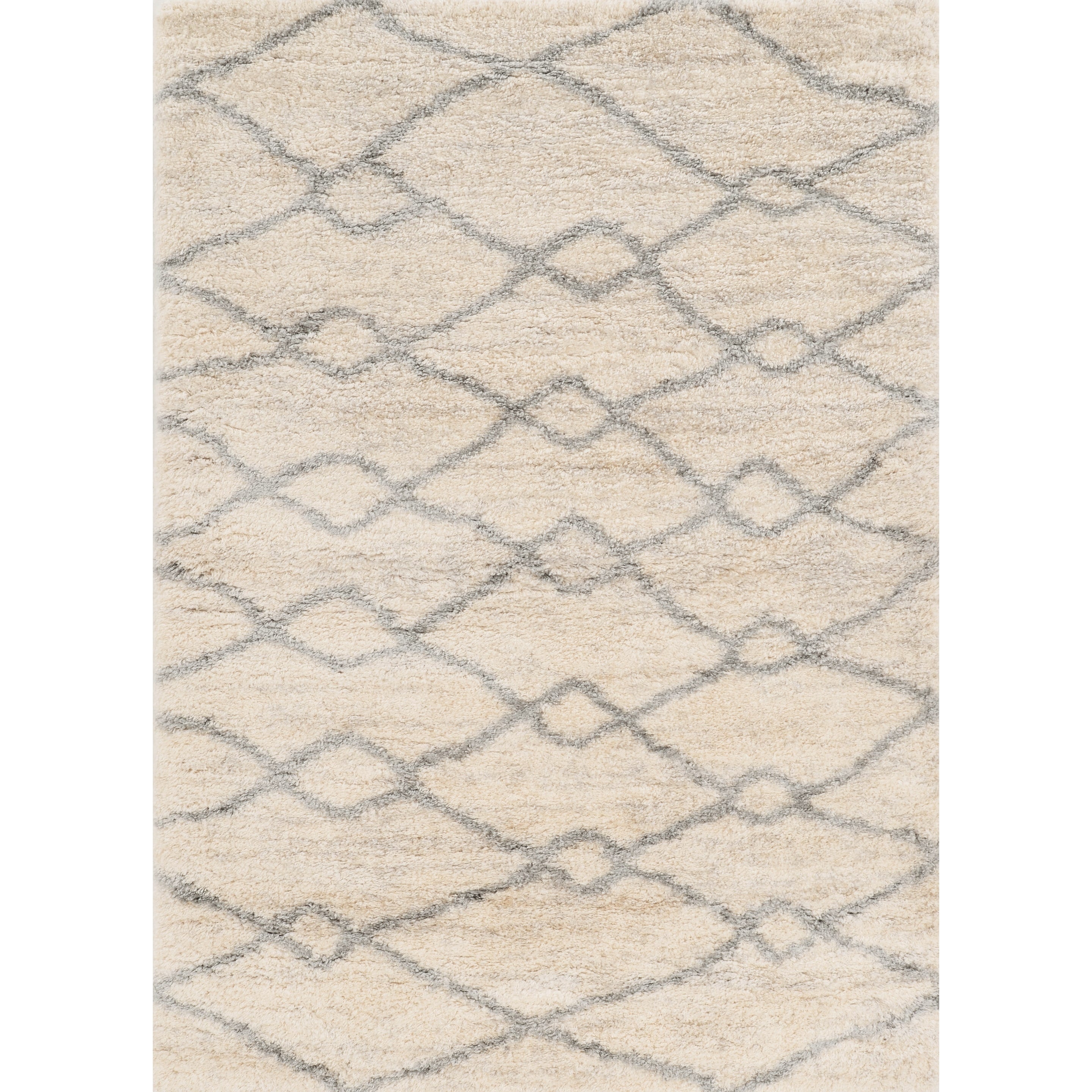 Merino Ivory Grey London Area Rug