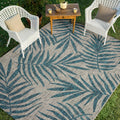 The Curated Nomad Collection Botanical Palms Indoor Outdoor Rug 710 X 109