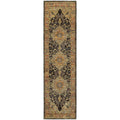 The Curated Nomad Gladys Medallion Gold Grey Area Rug 710 X 1010
