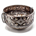 The Curated Nomad Haitia Handmade Hammered Metal Bowl With Handles