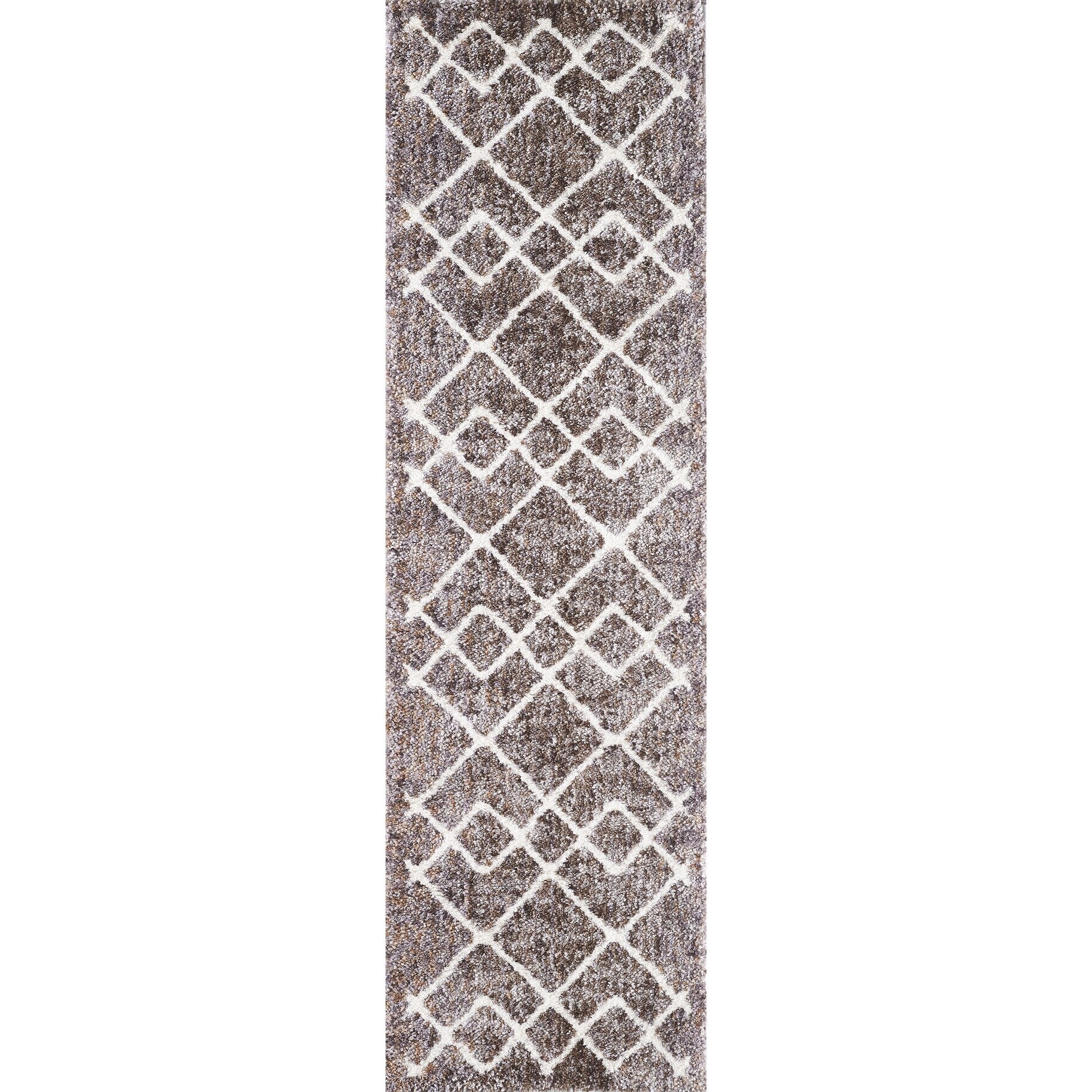 The Curated Nomad Haynee Southwestern Tribal Shag Rug With Fringe