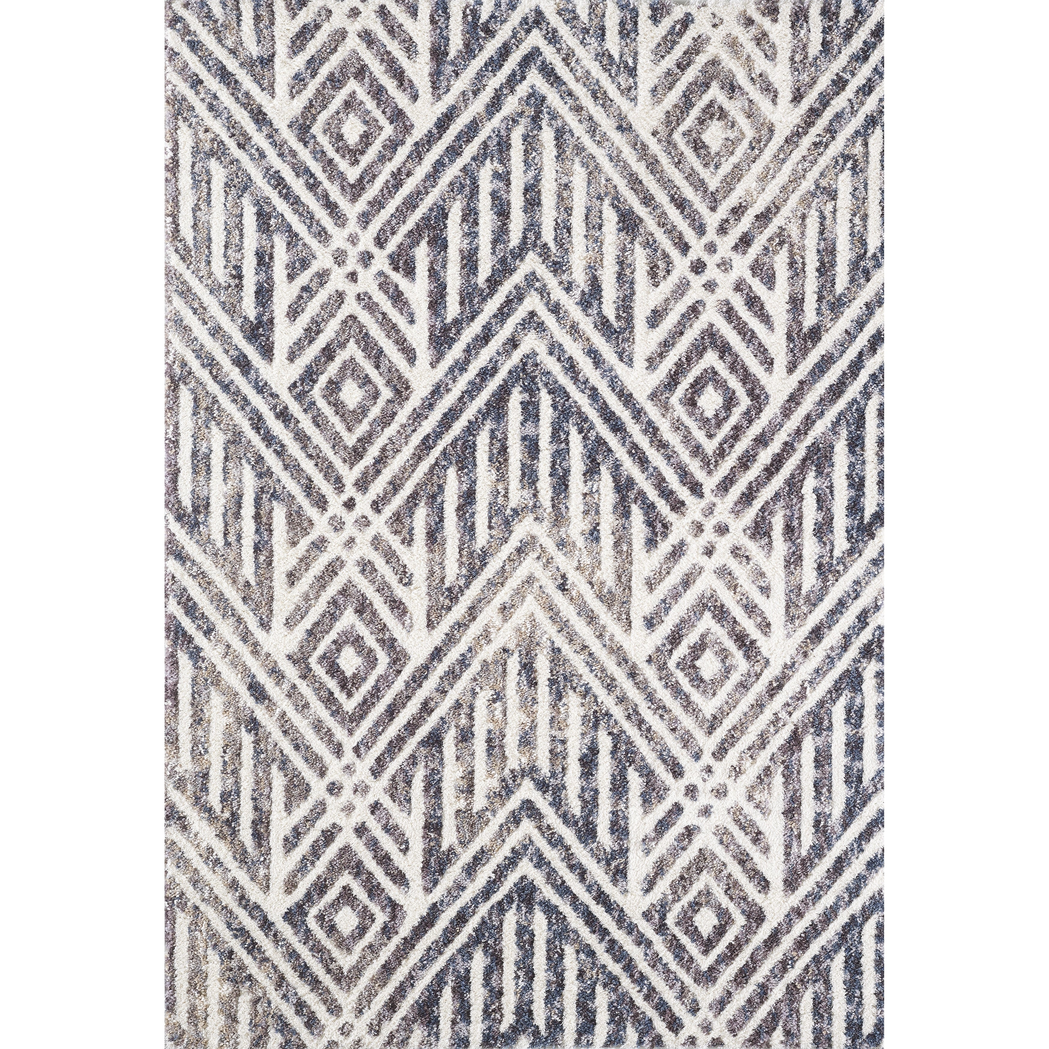 The Curated Nomad Haynee Tribal Shag Rug With Fringe