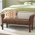 The Curated Nomad Houndsridge Geometric Burnt Orange Throw Pillow