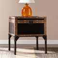 The Curated Nomad Jasper Travel Trunk Side End Table