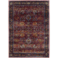 The Curated Nomad Jose Persian Red Purple Area Rug 33 X 52