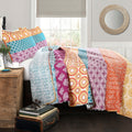 The Curated Nomad La Boheme 3 Piece Boho Quilt Set