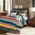 The Curated Nomad La Boheme Boho Stripe 7 Piece Comforter Set