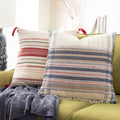 The Curated Nomad Park Hand Embroidered Boho 20 Inch Throw Pillow Cover