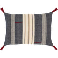 The Curated Nomad Park Handwoven Stripe Lumbar Pillow With Down Or Poly Fill