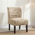 The Curated Nomad Pavilion Upholstered Armless Accent Slipper Chair