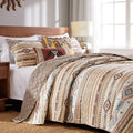 The Curated Nomad San Carlos Tan Cotton Rich Quilt Set