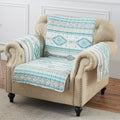 The Curated Nomad San Carlos Tan Reversible Armchair Recliner Protector