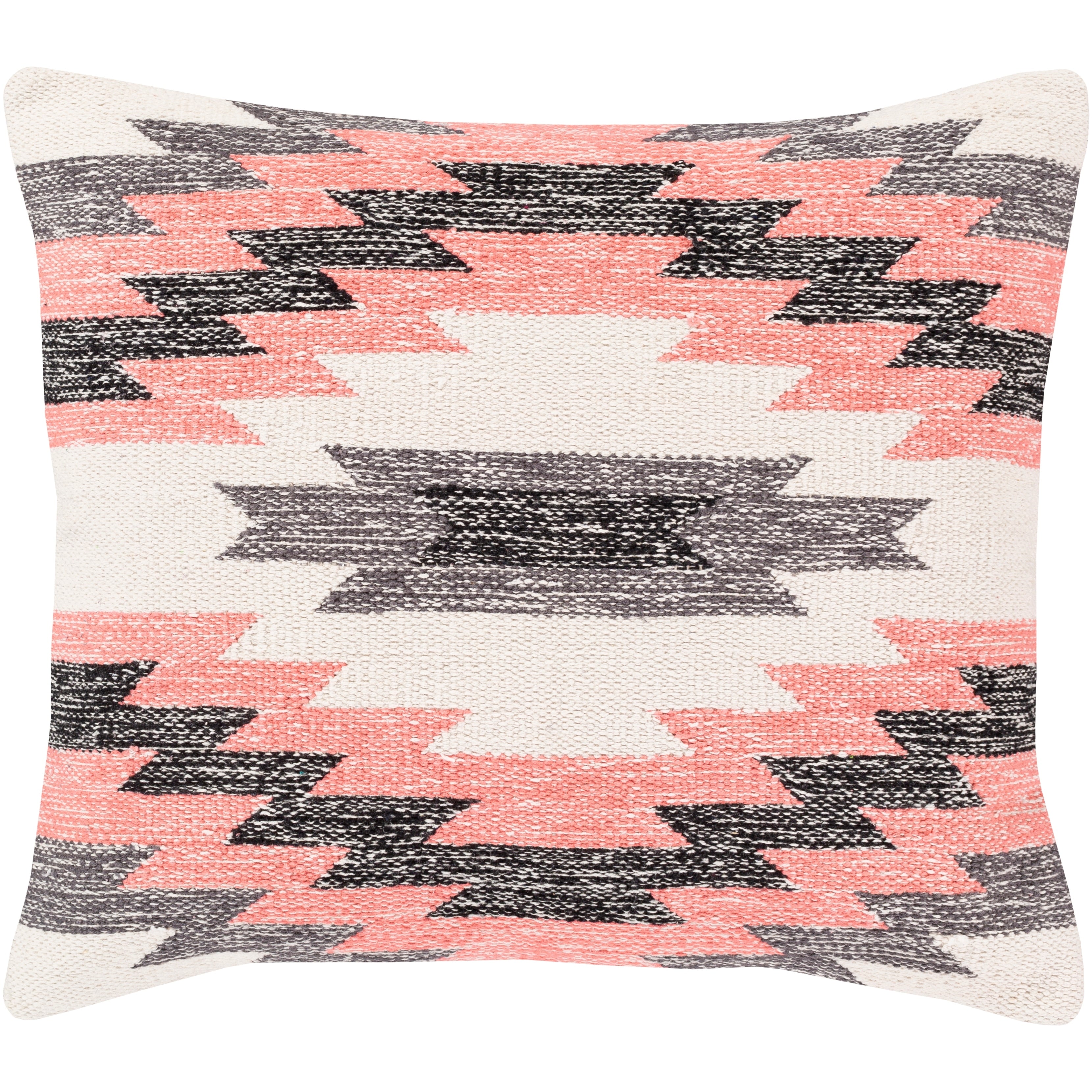 The Curated Nomad Shannon Handwoven Southwestern 22 Inch Throw Pillow With Poly Or Down Fill