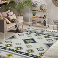 The Curated Nomad Sorrel Southwestern Flatweave Area Rug