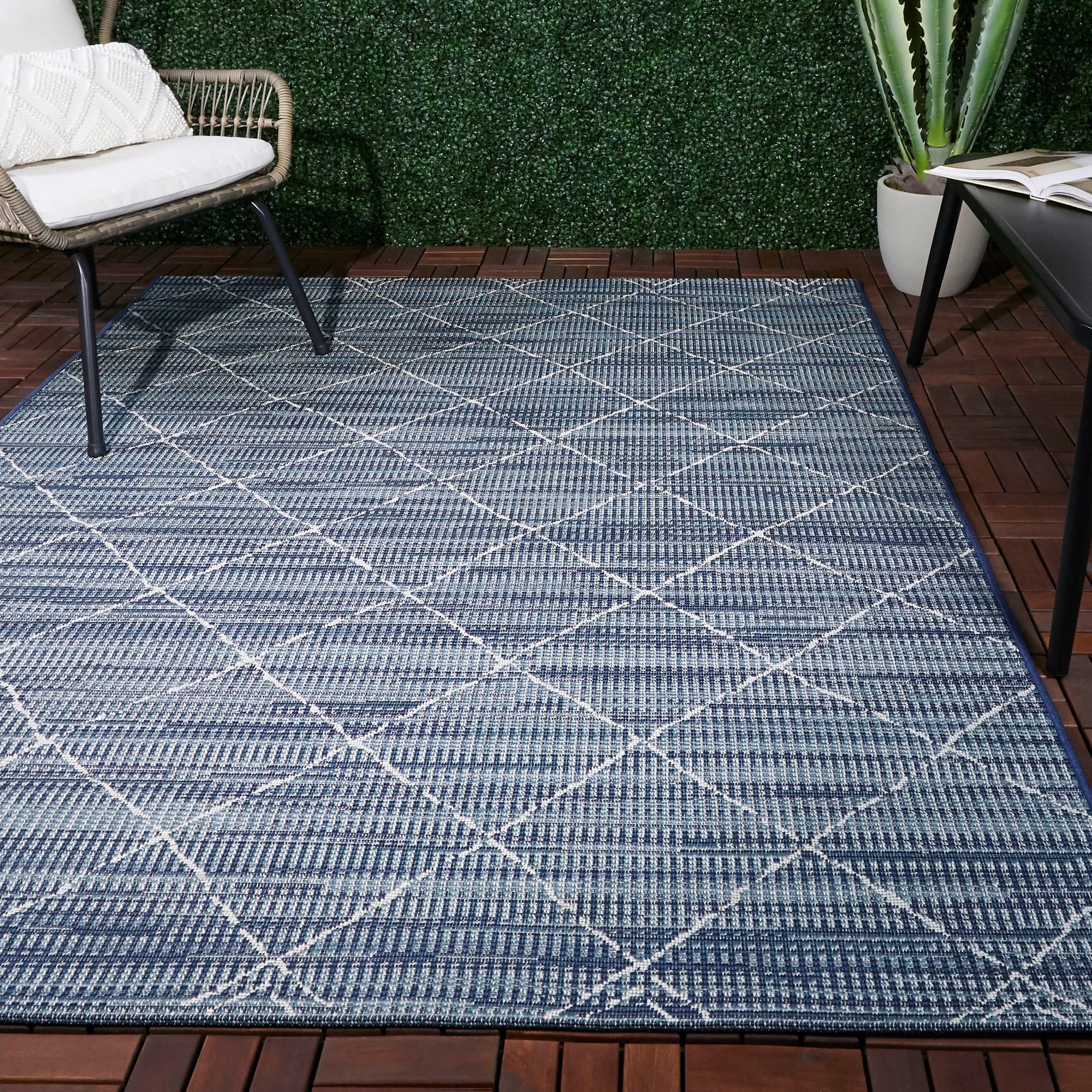 The Curated Nomad Stapelles Geometric Indoor Outdoor Area Rug