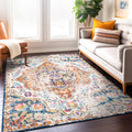 Distressed Vintage Bohemian Rug