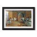 The Dance Foyer At The Opera On The 1872 Edgar Degas Custom Framed Print