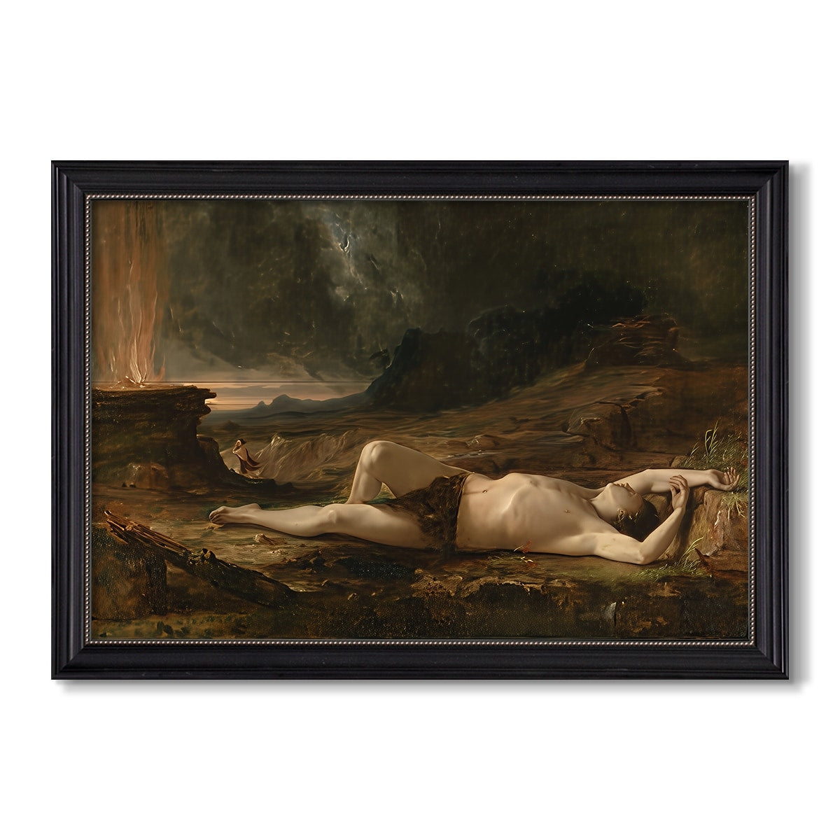The Dead Abel 1832 Thomas Cole Custom Framed Canvas