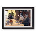 The Dining Room 1886 1887 Paul Signac Custom Framed Print