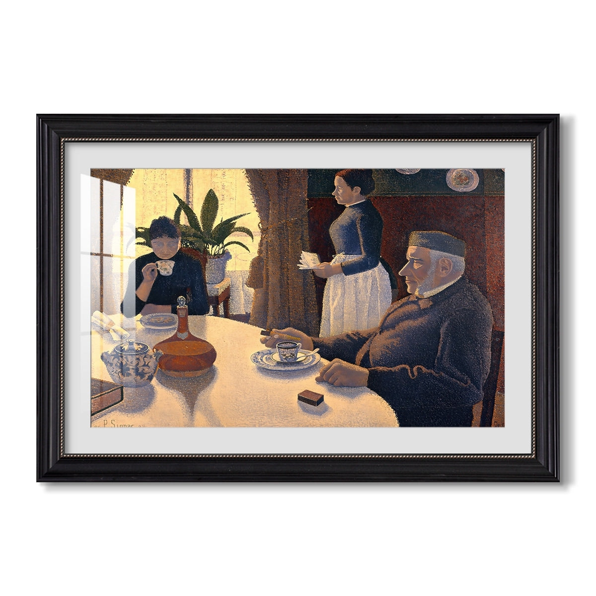 The Dining Room 1886 1887 Paul Signac Custom Framed Print