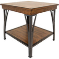 Intercon District Copper 1 Shelf End Table