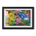 The Dream 1912 Franz Marc Custom Framed Print