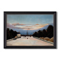 The Eiffel Tower C 1898 Henri Rousseau Custom Framed Canvas