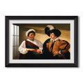 The Fortune Teller C 1595 Caravaggio Custom Framed Print
