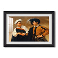 The Fortune Teller C 1599 Caravaggio Custom Framed Print