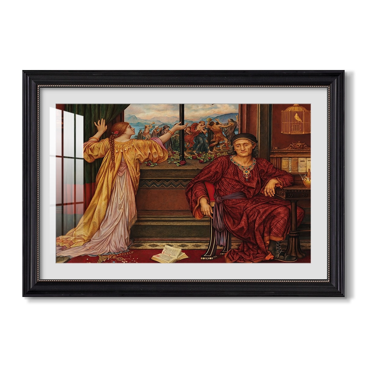 The Gilded Cage C 1901 1902 Evelyn De Morgan Custom Framed Print