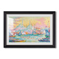 The Golden Horn Constantinople 1907 Paul Signac Custom Framed Print