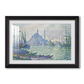 The Golden Horn Minarets 1907 Paul Signac Custom Framed Print