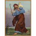 The Good Shepherd By English School Framed Canvas Wall Art Print