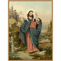 The Good Shepherd By Wilhelm Ebbinghaus Framed Canvas Wall Art Print