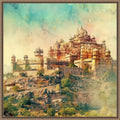The Grand Fort I By Tradelink Inhouse Artist Framed Canvas Wall Art Print
