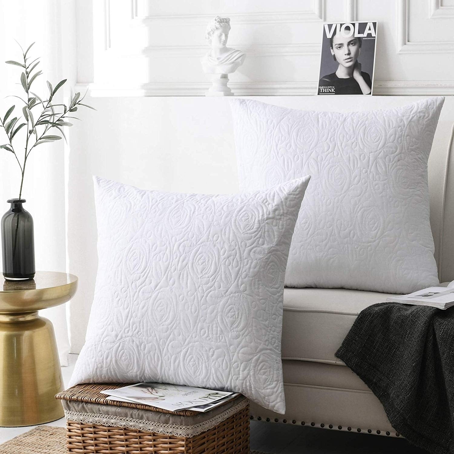 The Gray Barn 2 Pack Euro Sham Covers Euro Sham 26X26