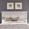 The Gray Barn Bevers Bay Antique White King Panel Headboard